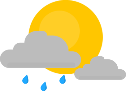 Rain showers Rain showers
